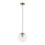 Italux Sarpo PND-58867-1S-BK-BRO Függőlámpa 1x40W/E27 IP20