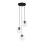 Italux Sarpo PND-58867-3S-BK Függőlámpa 3x40W/E27 IP20