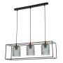 Italux SINELLA PND-23231-3-BK+SG Függőlámpa 3x40W/E27 IP20