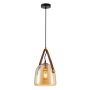 Italux Solta PND-24342-1-BK-AMB Függőlámpa 1x40W/E27 IP20