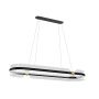 Italux Sopla PND-63728-56W-3K-BK-GD Függőlámpa 1x56W/LED 3000K 3900lm IP20