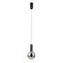 Italux Strela PND-34378-1S-BK Függőlámpa 1x5W/LED 3000K 459lm IP20