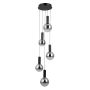 Italux Strela PND-34378-5S-BK Függőlámpa 5x25W/LED 3000K 1450lm IP20
