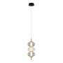 Italux Testa PND-84938-3-BK Függőlámpa 1x12W/LED 3000K 790lm IP20