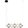 Italux Testa PND-84938-4-BK Függőlámpa 1x19W/LED 3000K 1200lm IP20