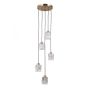 Italux Torno PND-40813-5R-HBR Függőlámpa 5x40W/E14 IP20
