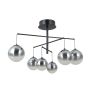 Italux Velada PND-34381-6-BK Függőlámpa 6x30W/LED 3000K 2010lm IP20