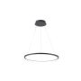 Italux Vinola PND-56135B-040RPC-BK-3KS4K Függőlámpa 1x24W/LED 3000K|4000K 1920lm IP20