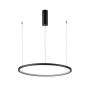 Italux Vinola PND-56135B-060RPP-BK-3KS4K-TRDIMM Függőlámpa 1x38W/LED 3000K|4000K 3040lm IP20