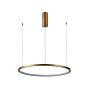 Italux Vinola PND-56135B-060RPP-GD-3KS4K-TRDIMM Függőlámpa 1x38W/LED 3000K|4000K 3040lm IP20