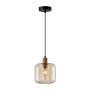 Italux Zona PND-29257A-1-BRO-AMB Függőlámpa 1x40W/E27 IP20