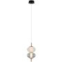 Italux Testa PND-84938-2-BK Függőlámpa 1x8W/LED 3000K 500lm IP20