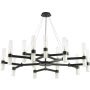 Step Into Design CANDELA DN1505-15 black Csillár 30x10W/G9 IP20