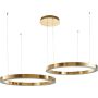 Step Into Design CIRCLE 2in1 DN924-80+80 gold Függőlámpa 2x80W/LED 3000K 6400lm IP20