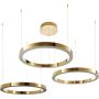 Step Into Design CIRCLE 3in1 DN924-80+80+80 gold Függőlámpa 3x112W/LED 3000K 10640lm IP20