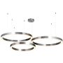 Step Into Design CIRCLE ST-8848-60+80+80 nickel Függőlámpa 3x112W/LED 3000K 10640lm IP20