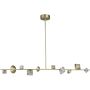 Step Into Design CONE ST-10307-130 gold Plafonlámpa 3x33W/LED 3000K 2640lm IP20