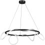 Step Into Design FANTASIA ST-9282R/D60 black Függőlámpa 2x34W/LED 3000K 2720lm IP20