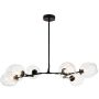 Step Into Design MODERN ORCHID ST-1232-6 black transparent Plafonlámpa 6x60W/E27 IP20