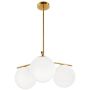 Step Into Design VENUS ST-5026-3 BRASS Plafonlámpa 3x60W/E27 IP20