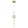 Quintiesse Barletta QN-BARLETTA-1P-BG Függőlámpa 1x6W/LED 3000K 340lm IP20