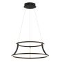 Quintiesse Cadoux QN-CADOUX-P-BK Függőlámpa 1x54W/LED 3000K 1490lm IP20