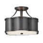 Quintiesse CHANCE QN-CHANCE-SF-S-BLB Plafonlámpa 2x60W/E27