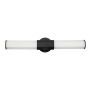Quintiesse FACET QN-FACET-LED2-BK-BATH Fali lámpa 2x12W/LED 3000k 2160LM IP44