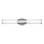 Quintiesse FACET QN-FACET-LED2-PC-BATH Fali lámpa 2x12W/LED 3000k 2160LM IP44