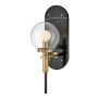 Quintiesse Gilda QN-GILDA-WB1-BK Fali lámpa 1x40W/E14 IP44
