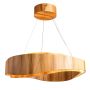 Quintiesse Horizon QN-HORIZON-RING-LED-80-TEAK Függőlámpa 1x58W/LED 3000K 2058lm IP20