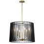 Quintiesse LINARA QN-LINARA-6P-BK Csillár 6x60W/E14