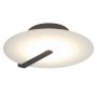 Quintiesse Nuvola QN-NUVOLA-F-M-BK Süllyesztett mennyezeti lámpa 1x18W/LED 3000K 800lm IP20
