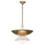 Quintiesse Saucer QN-SAUCER-4P-L-AB-OPAL Függőlámpa 3x40W/E14 IP20
