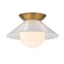 Quintiesse Saucer QN-SAUCER-FM-AB-OPAL Süllyesztett mennyezeti lámpa 1x40W/E27 IP20
