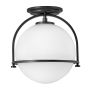 Quintiesse SOMERSET QN-SOMERSET-F-O-BK Plafonlámpa 1x60W/E27