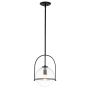 Quintiesse SOMERSET QN-SOMERSET-P-C-BK Függőlámpa 1x60W/E27