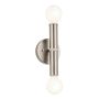 Quintiesse Torche QN-TORCHE-2W-BN Fali lámpa 2x3W/G9 3000K 600lm IP44