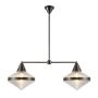Quintiesse Willard QN-WILLARD-LP2-UBZ-PG Plafonlámpa 2x60W/E27 IP20