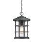 Elstead Lighting CRUSADE QZ-CRUSADE8-BLK Függőlámpa 1x60W/E27 IP44