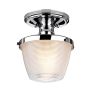 Elstead Lighting DUBLIN QZ-DUBLIN-SF-PC Plafonlámpa 1x60W/E27 IP44