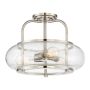 Elstead Lighting QUOIZLE QZ-TRILOGY-SFM-BN Plafonlámpa 3x60W/E27