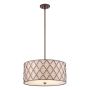 Quoizel BROWN LATTICE QZ-BROWN-LATTICE-P-L Függőlámpa 4x60W/E27