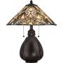 Quoizel INDIA QZ-INDIA-TL Asztali lámpa 2x75W/E27