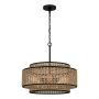 Quoizel Teton QZ-TETON-5P-MBK Függőlámpa 5x60W/E27 IP20