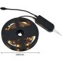 Trio RACER R65555102 LED szalag 1x15w/led 3000k 1250lm ip20