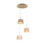 Maytoni Scala MOD496PL-L33BZK Függőlámpa 3x33W/LED 3000K 3650lm IP20
