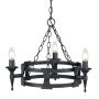 Elstead Lighting SAXON SAX3-BLK Csillár 3x60W/E14