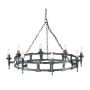 Elstead Lighting SAXON SAX8-BLK-SIL Csillár 8x60W/E14