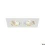 SLV NEW TRIA 1 SET 113891 Beépíthető spotlámpa 2x14W/LED 2700K 1160LM IP20